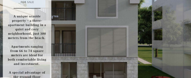 three floor building for sale in djenovici herceg novi